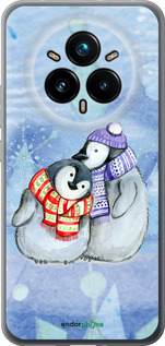 Силиконовый чехол Новогодний 5 для Realme 14 PRO + - 4618u-3968 изображение 