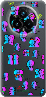 Силиконовый чехол Эмоции для Realme 14 PRO + - 4736u-3968 изображение 