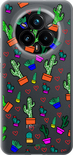 Силиконовый чехол Кактусы 4 для Realme 14 PRO + - 4856u-3968 изображение 