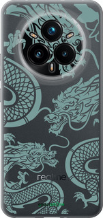 Силиконовый чехол Дракон для Realme 14 PRO + - 5476u-3968 изображение 