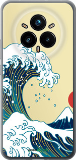 Силиконовый чехол Японские волны для Realme 14 PRO + - 5533u-3968 изображение 