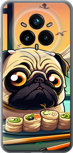 Силиконовый чехол Мопс и суши для Realme 14 PRO + - 5588u-3968 изображение 