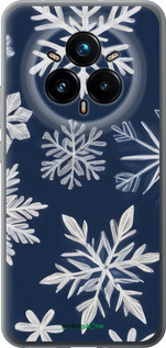 Силиконовый чехол Снежинки для Realme 14 PRO + - 5821u-3968 изображение 