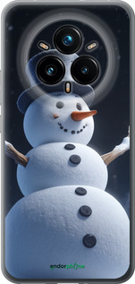 Силиконовый чехол Снеговик для Realme 14 PRO + - 5826u-3968 изображение 