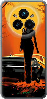 Силиконовый чехол Чехол для телефона Девушка возле автомобиля для Realme 14 PRO + - 5946u-3968 изображение 