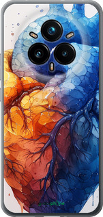 Силиконовый чехол Арт-сердце для Realme 14 PRO + - 6034u-3968 изображение 