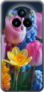 Силиконовый чехол Весенние цветы для Realme 14 PRO + - 6058u-3968 изображение 