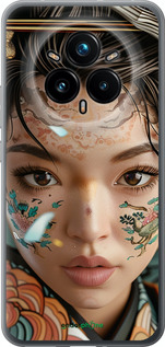 Силіконовий чехол Погляд душі самурая для Realme 14 PRO + - 6076u-3968 изображение 