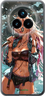 Силіконовий чехол Аніме-зірка під водоспадом для Realme 14 PRO + - 6121u-3968 изображение 