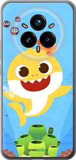Силиконовый чехол Бейби Шарк для Realme 14 PRO + - 6303u-3968 изображение 