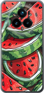 Силиконовый чехол Арбуз для Realme 14 PRO + - 6315u-3968 изображение 