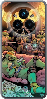 Силиконовый чехол Черепашки нинзя для Realme 14 PRO + - 6346u-3968 изображение 