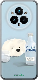 Силиконовый чехол Пес водка для Realme 14 PRO + - 6368u-3968 изображение 