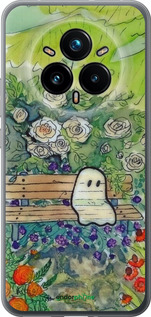 Силиконовый чехол Грустное привидение для Realme 14 PRO + - 6403u-3968 изображение 