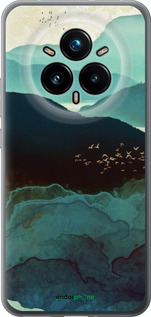 Силиконовый чехол С изображением гор Индиго для Realme 14 PRO + - 6484u-3968 изображение 