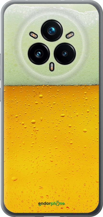 Силиконовый чехол Пиво для Realme 14 PRO + - 1145u-3968 изображение 