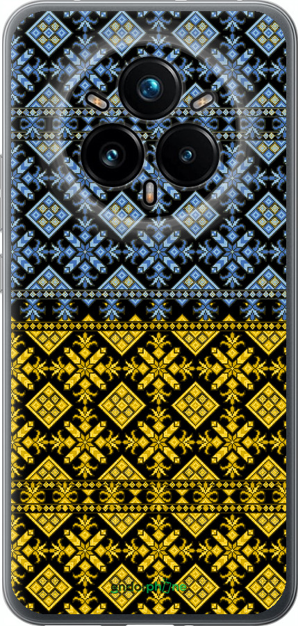 Силіконовий чехол Жовто-блакитна вишиванка для Realme 14 PRO + - 1169u-3968 изображение 