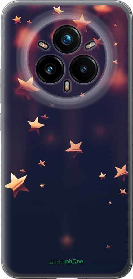 Силіконовий чехол Падаючі зірки для Realme 14 PRO + - 3974u-3968 изображение 