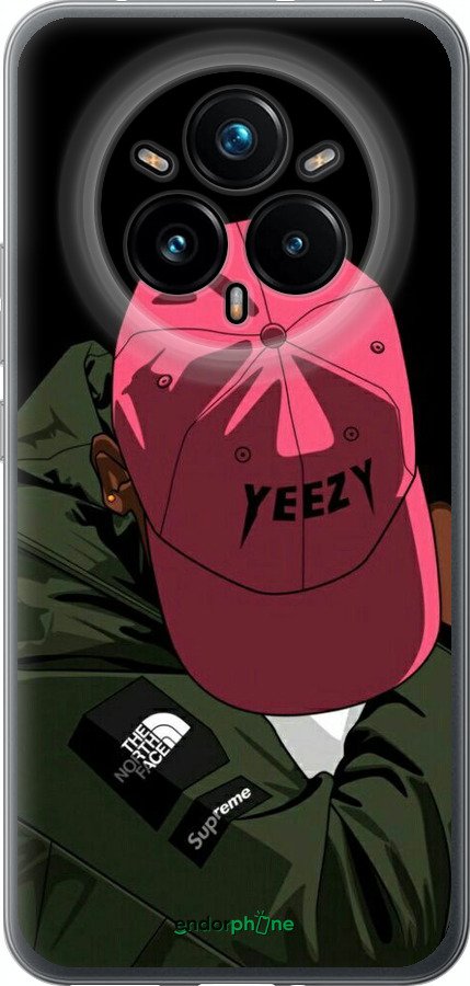 Силиконовый чехол logo de yeezy для Realme 14 PRO + - 3995u-3968 изображение 