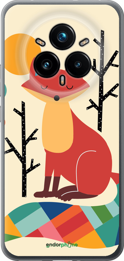 Силиконовый чехол Rainbow fox для Realme 14 PRO + - 4010u-3968 изображение 
