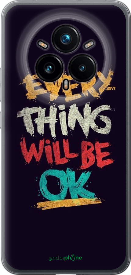 Силиконовый чехол Все будет хорошо для Realme 14 PRO + - 4068u-3968 изображение 