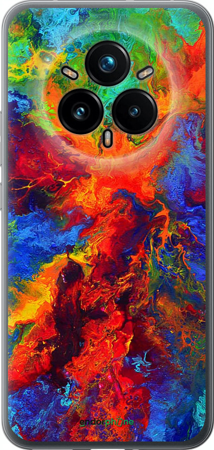 Силіконовий чехол Акварель на полотні для Realme 14 PRO + - 4150u-3968 изображение 