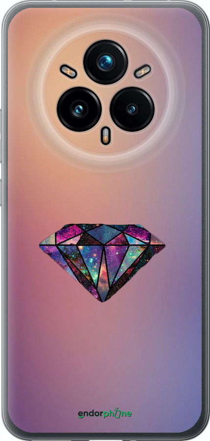 Силиконовый чехол Диамант для Realme 14 PRO + - 4352u-3968 изображение 