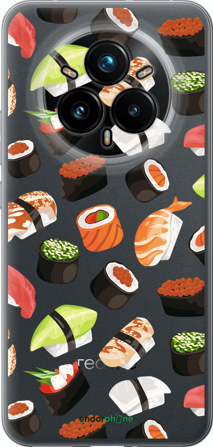 Силиконовый чехол Суши для Realme 14 PRO + - 4404u-3968 изображение 