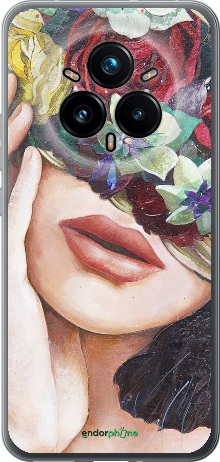 Силиконовый чехол Head Flower для Realme 14 PRO + - 4460u-3968 изображение 