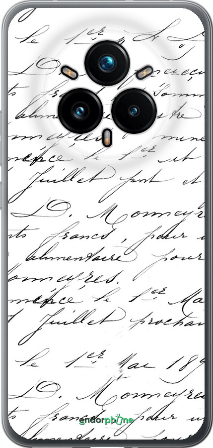 Силіконовий чехол Прописний шрифт  для Realme 14 PRO + - 4475u-3968 изображение 