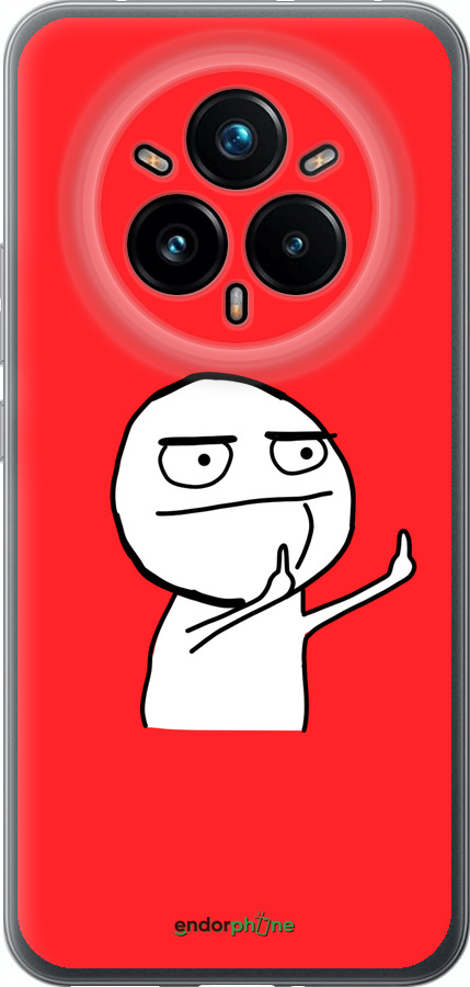 Силиконовый чехол Мем для Realme 14 PRO + - 4578u-3968 изображение 