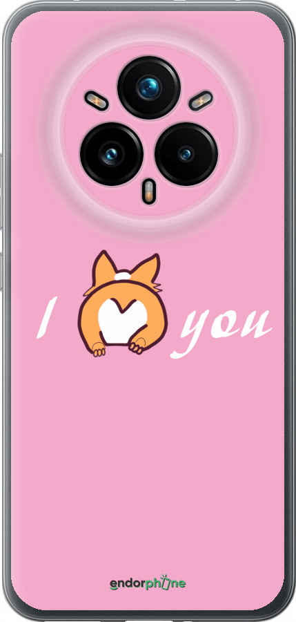 Силиконовый чехол Люблю1 для Realme 14 PRO + - 4587u-3968 изображение 