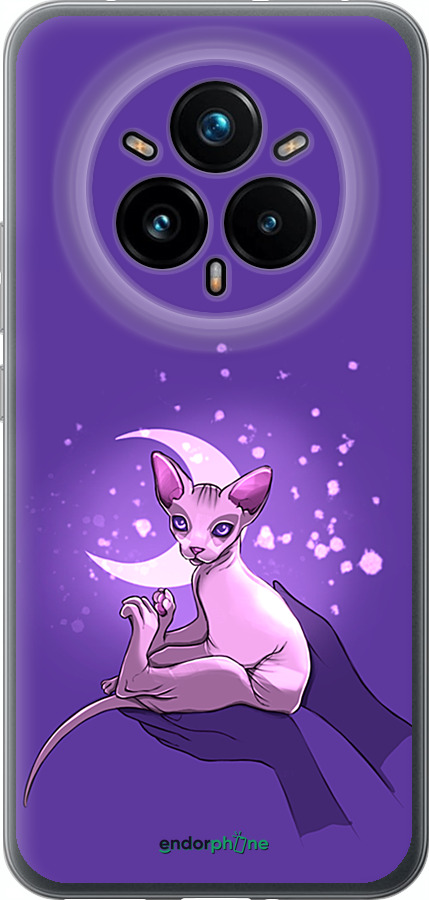 Силиконовый чехол Кот2 для Realme 14 PRO + - 4676u-3968 изображение 