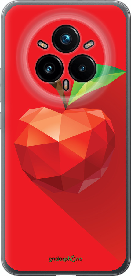 Силіконовий чехол Яблуко для Realme 14 PRO + - 4696u-3968 изображение 
