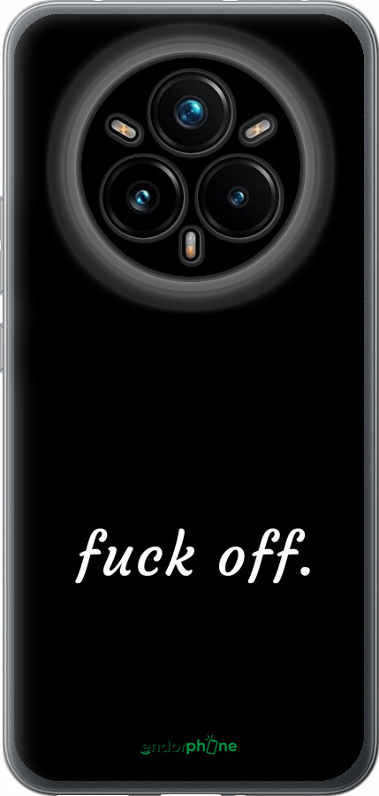 Силіконовий чехол Fuck off для Realme 14 PRO + - 4731u-3968 изображение 