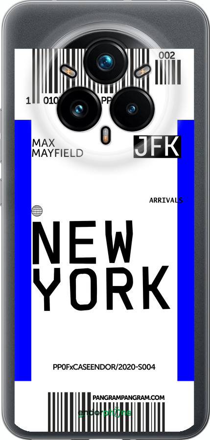 Силиконовый чехол New York для Realme 14 PRO + - 4861u-3968 изображение 