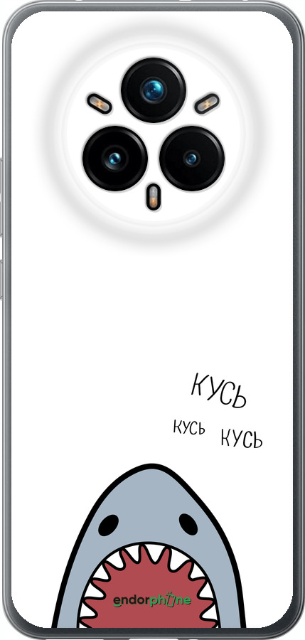 Силіконовий чехол Акула для Realme 14 PRO + - 4870u-3968 изображение 