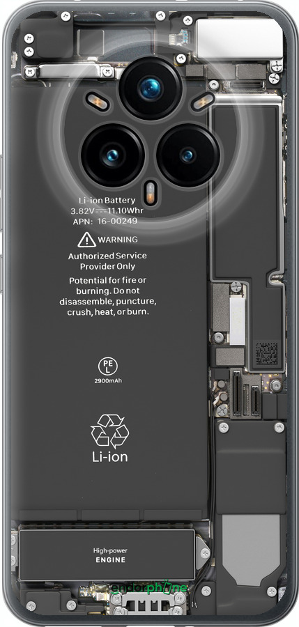 Силіконовий чехол Деталі смартфона для Realme 14 PRO + - 5487u-3968 изображение 
