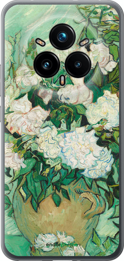 Силіконовий чехол Вінсент Ван Гог. Ваза з трояндами для Realme 14 PRO + - 5543u-3968 изображение 