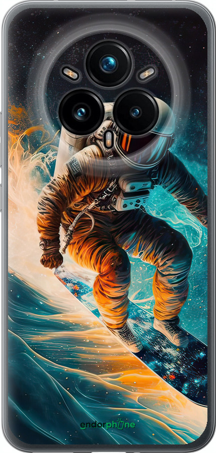Силиконовый чехол Сноубордист для Realme 14 PRO + - 5604u-3968 изображение 