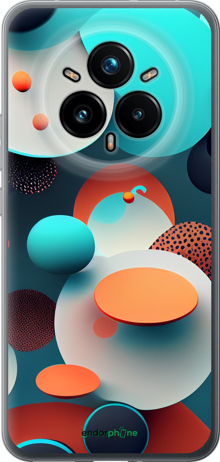 Силіконовий чехол Горошок абстракція для Realme 14 PRO + - 5608u-3968 изображение 