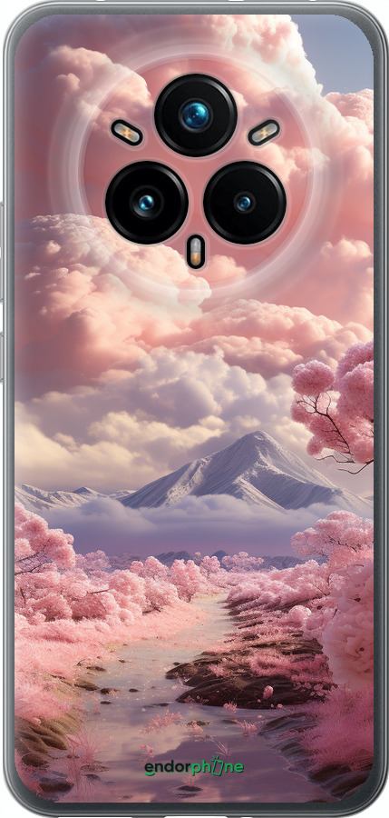 Силиконовый чехол Розовые облака для Realme 14 PRO + - 5660u-3968 изображение 