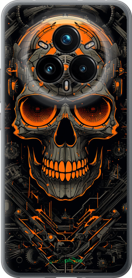Силиконовый чехол Череп для Realme 14 PRO + - 5952u-3968 изображение 