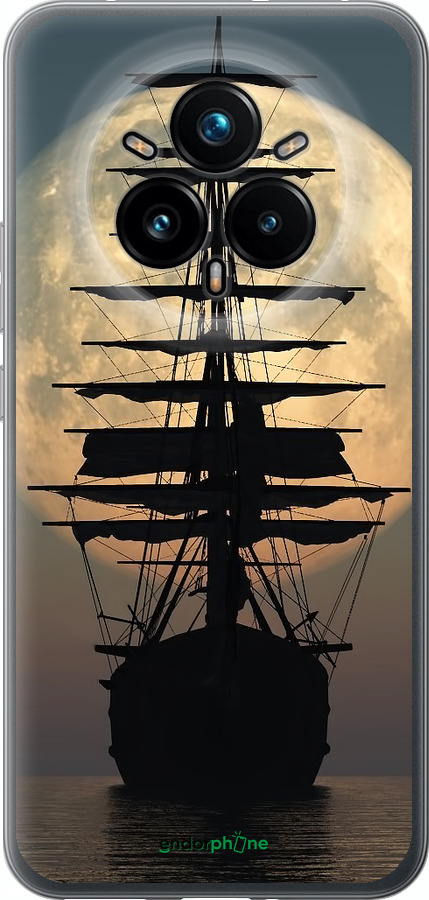 Силіконовий чехол Корабель для Realme 14 PRO + - 5998u-3968 изображение 