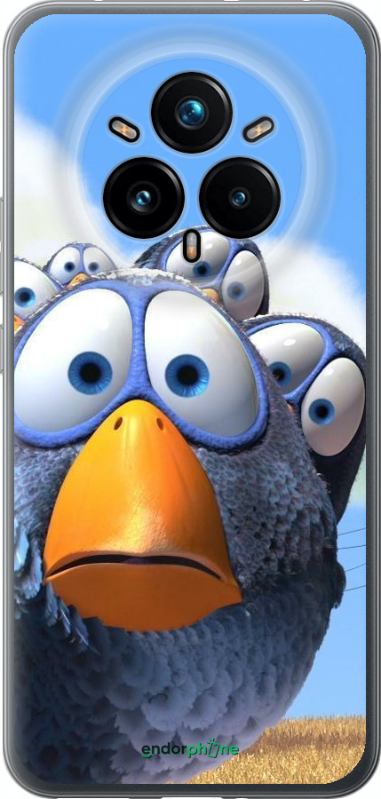 Силиконовый чехол Angry Birds для Realme 14 PRO + - 6008u-3968 изображение 