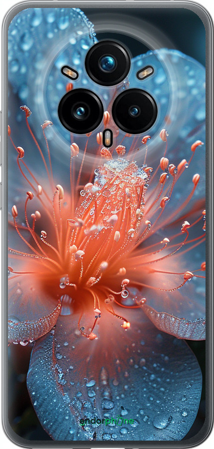 Силіконовий чехол Роса на квітці для Realme 14 PRO + - 6039u-3968 изображение 