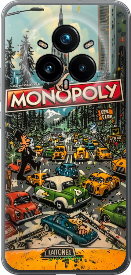 Силиконовый чехол Городской драйв Monopoly для Realme 14 PRO + - 6088u-3968 изображение 
