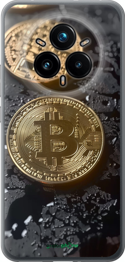 Силиконовый чехол Вулканический Bitcoin для Realme 14 PRO + - 6092u-3968 изображение 