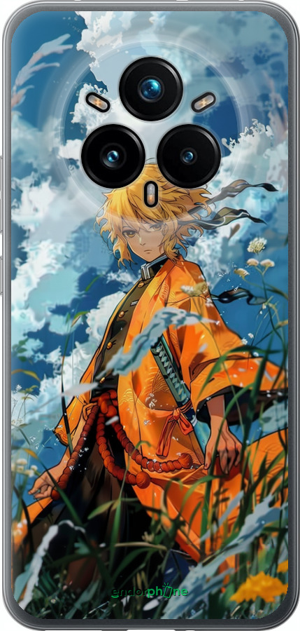 Силиконовый чехол Zenitsu Agatsuma для Realme 14 PRO + - 6117u-3968 изображение 