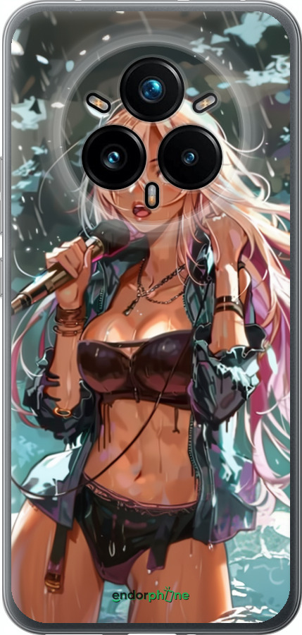 Силіконовий чехол Аніме-зірка під водоспадом для Realme 14 PRO + - 6121u-3968 изображение 